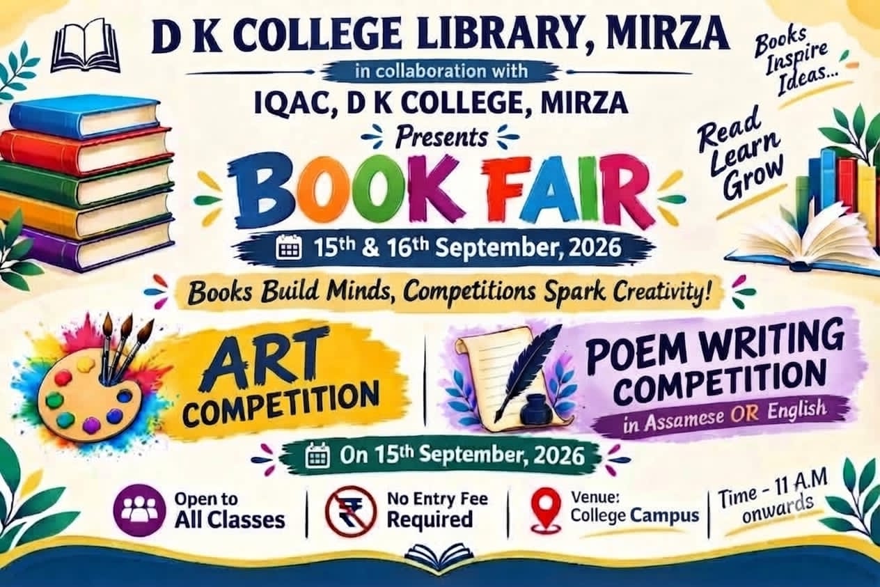 Book Fair 2026 Organised by the College Library in Collaboration with IQAC